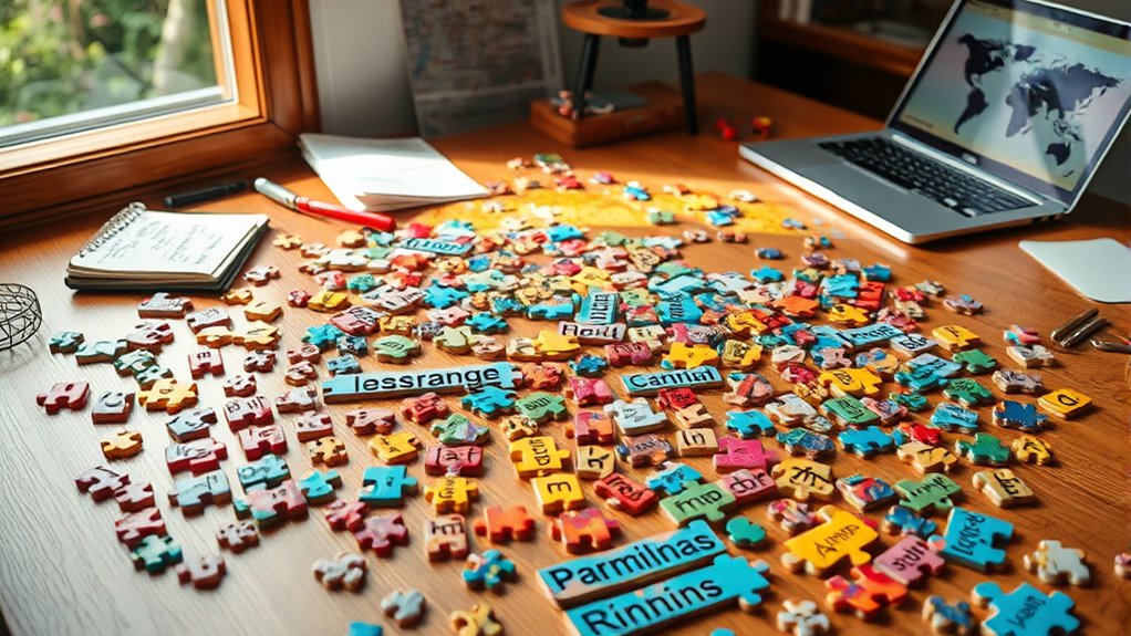 learning languages through puzzles
