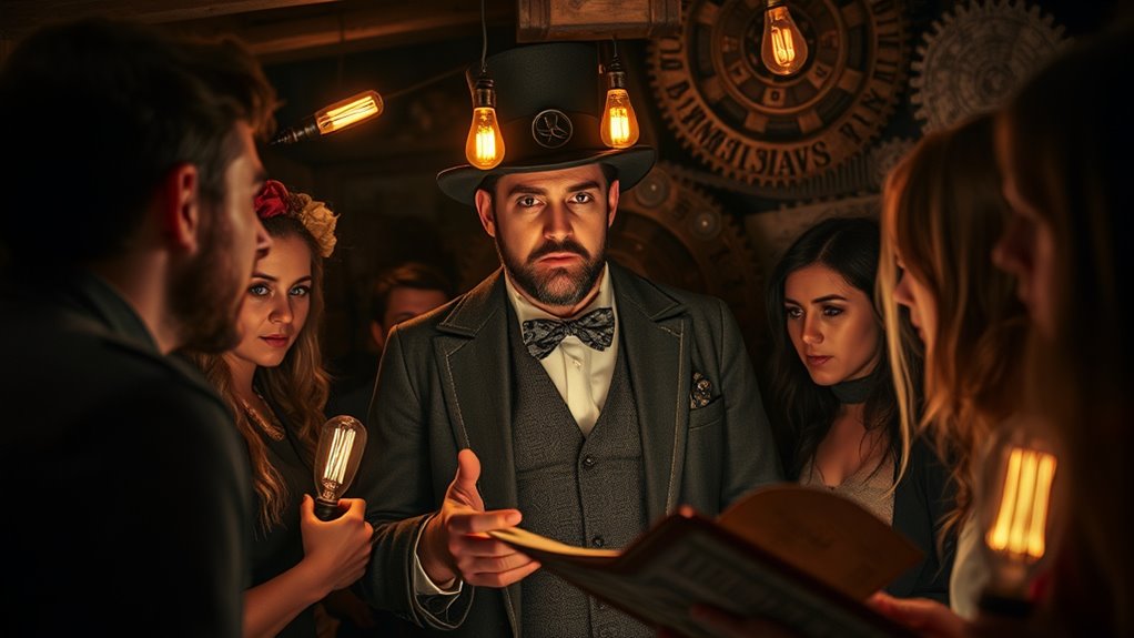 live actors create immersive storytelling