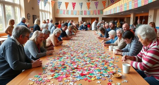 organize community puzzle event