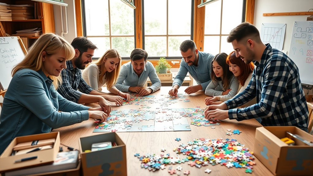 puzzle based team building workshops