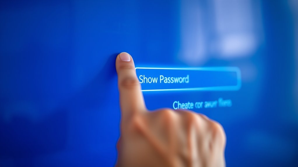 use show password responsibly