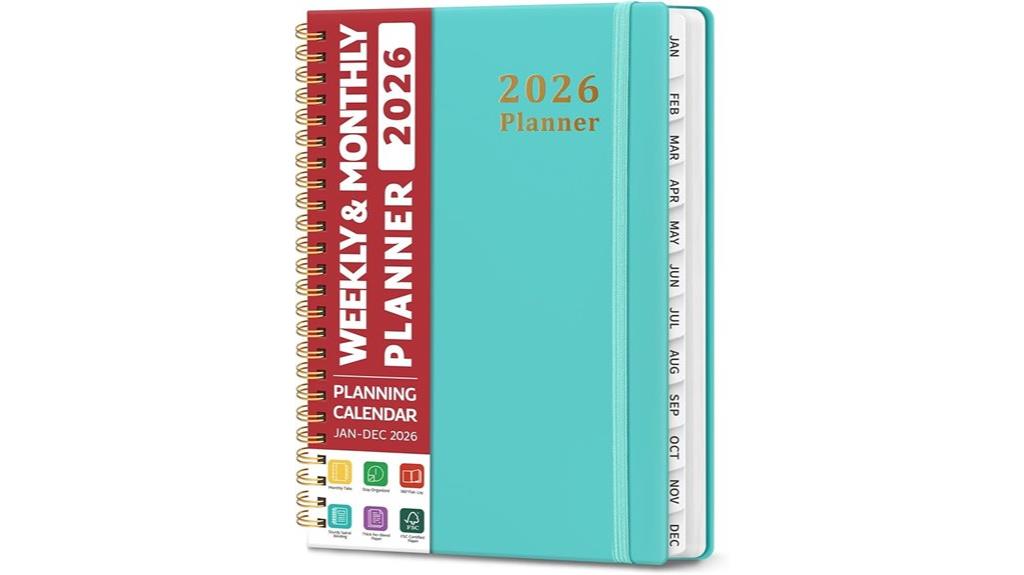 a5 pocket tabs planner