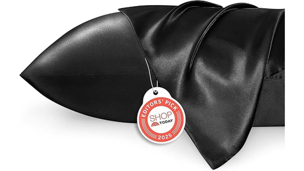 luxury satin pillowcases set