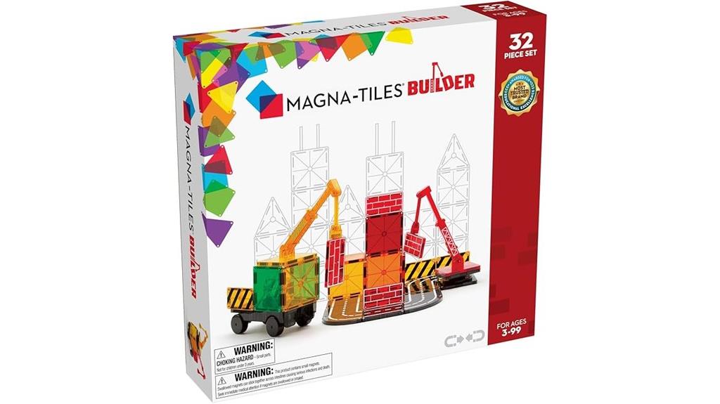 magnetic building blocks set