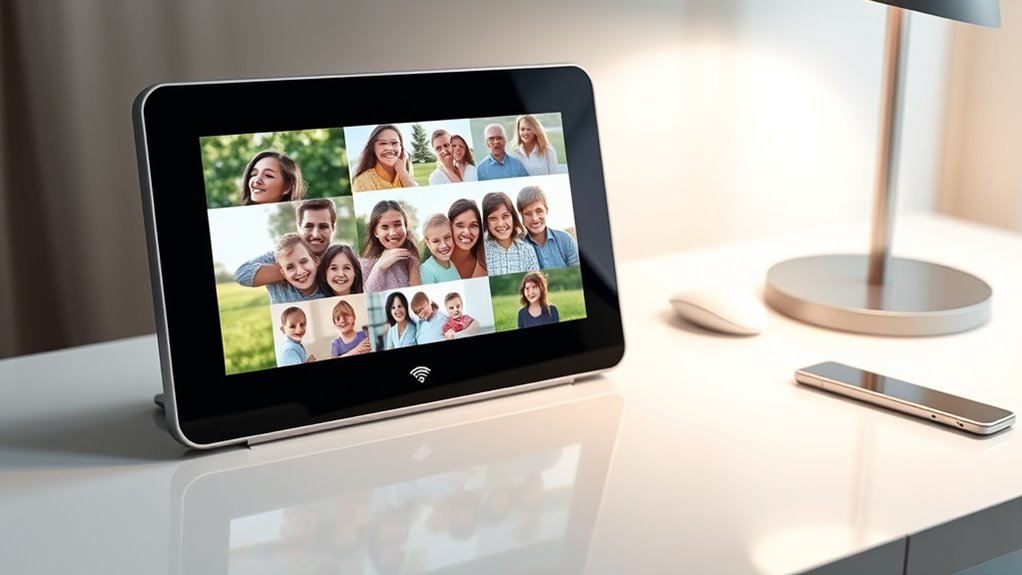 top digital frames with email