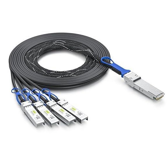10Gtek 100GbE QSFP28 to 4x25GbE DAC Splitter Cable