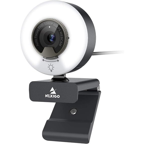 NexiGo N960E 1080P Webcam with Light and Microphone
