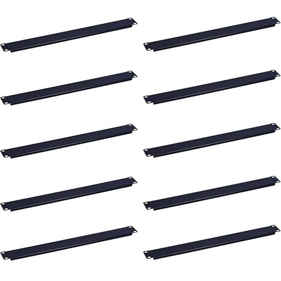 RackPath 1U Blank Rack Mount Panel Spacer (10 Pack)