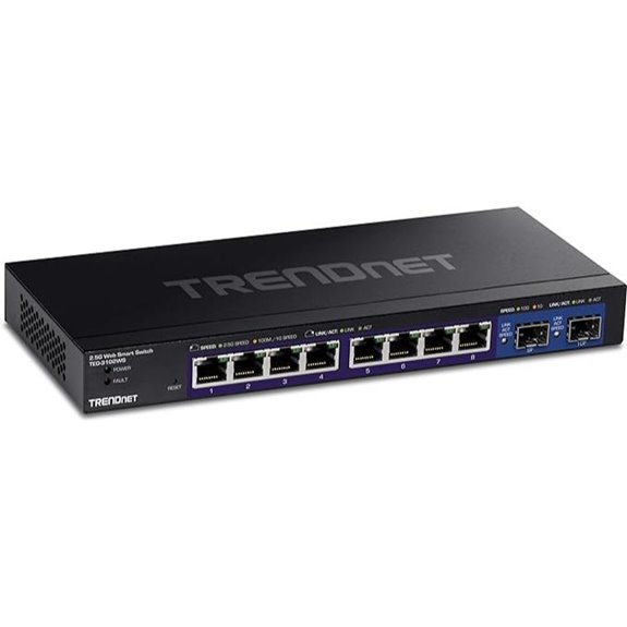 TRENDnet 10-Port Multi-Gig Smart Switch Black