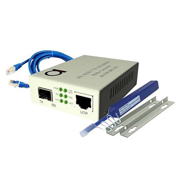 ADnet 10G Fiber to Copper Ethernet Converter