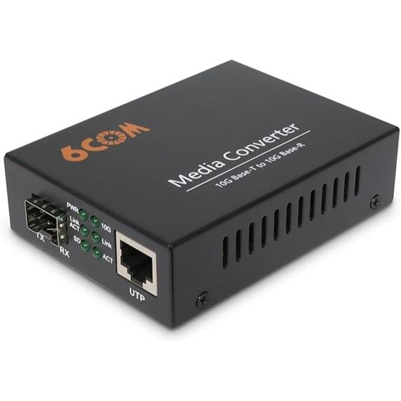 6COMGIGA 10G Fiber Media Converter with SFP+ Slot