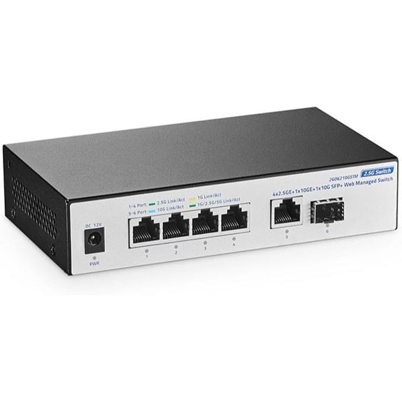 YuLinca 10G Managed Switch with 4x2.5G Ports