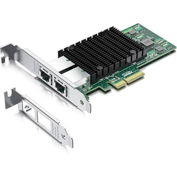 10Gb PCIe NIC Network Card with Dual RJ45 Ports