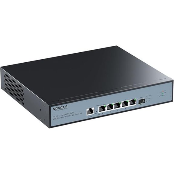 SODOLA 10Gb Managed Ethernet Switch with Multi-Gig Ports