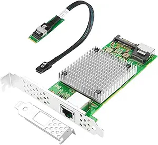10GbE M.2 to RJ45 NIC with Cable