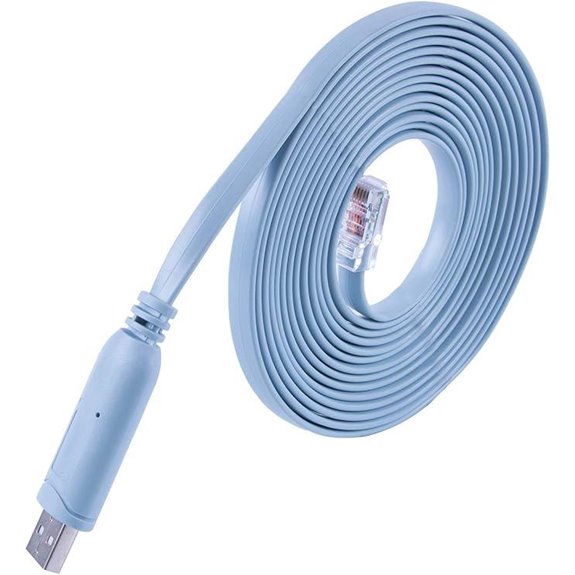 12FT Console Cable for Cisco Juniper NETGEAR Ubiquity Linksys