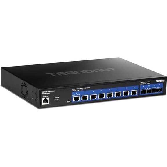 TRENDnet 12-Port 10G Web Switch Rack Mount