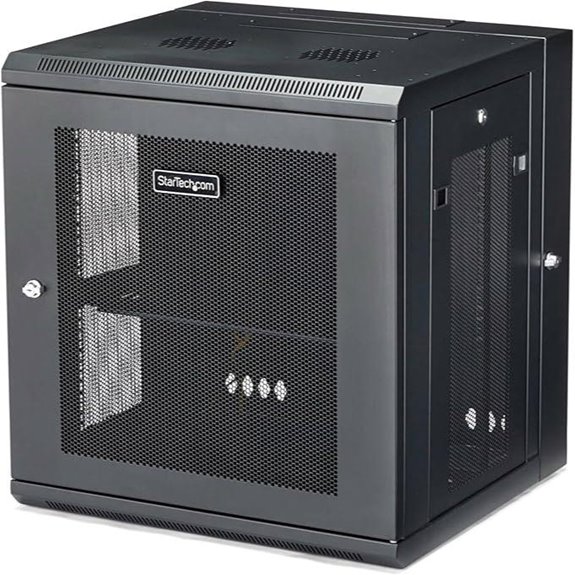 StarTech 12U Wall Mount Network Cabinet with Shelf