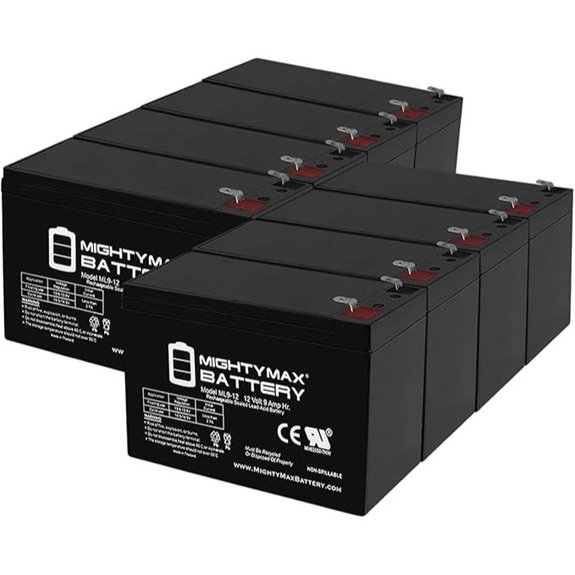 Mighty Max 12V 9Ah UPS Battery 8-Pack