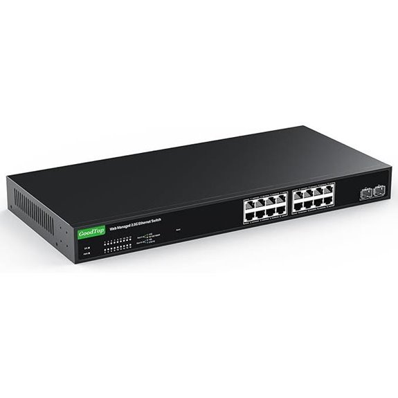 16-Port 2.5Gb Managed Switch with SFP+ and VLAN