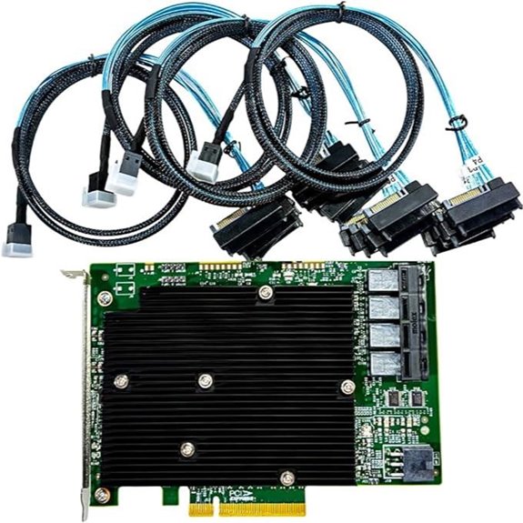 SAS HBA 16-Port PCIe SATA Expansion Card