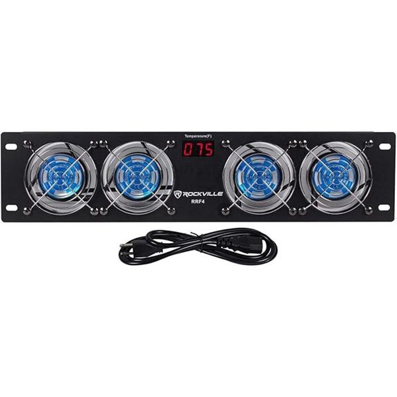 Rockville RRF4 19-Inch Rack Mount Cooling System