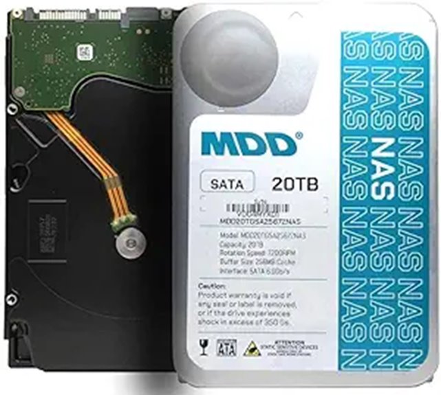 MaxDigitalData 20TB 7200 RPM SATA Internal Hard Drive