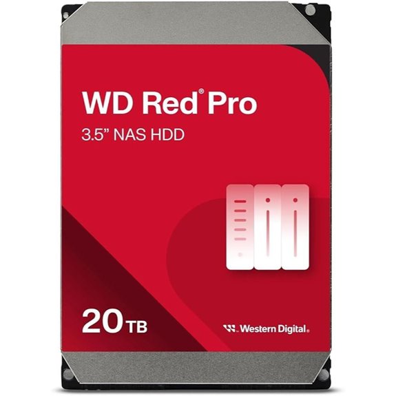 Western Digital 20TB WD Red Pro NAS Internal Hard Drive