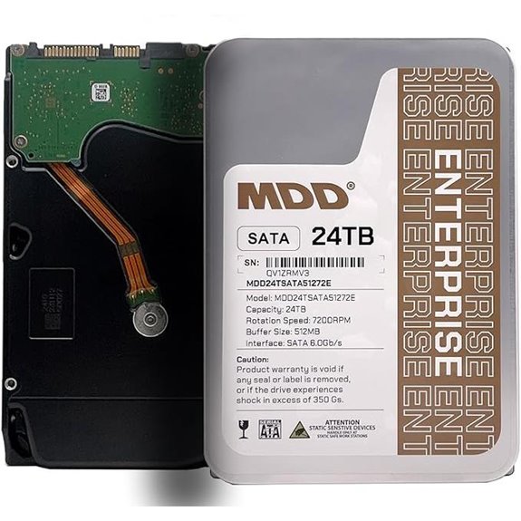 MDD 24TB 7200RPM SATA Enterprise Hard Drive