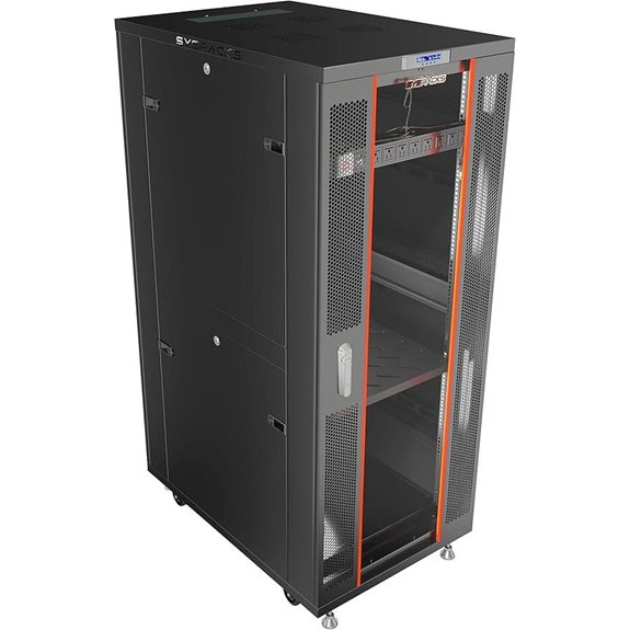 Sysracks Floor-Standing 24 Deep Enclosed Server Rack Cabinet (42U)