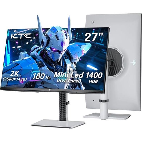 KTC 27 1440P HDR Gaming Monitor with Adjustable Stand