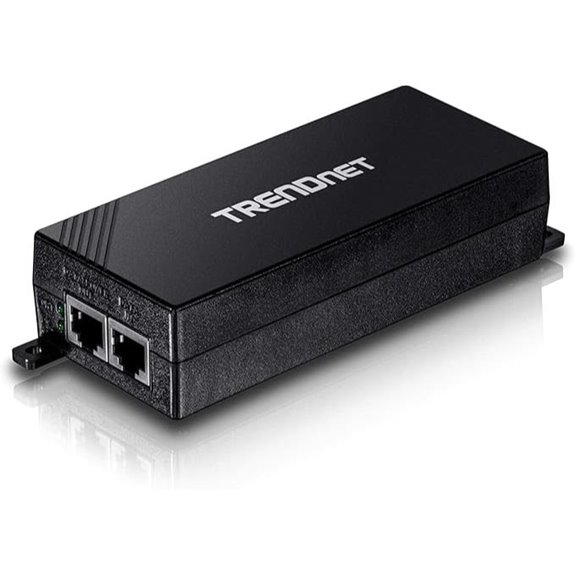 TRENDnet PoE+ Injector 30W 100M Black Pack of 1
