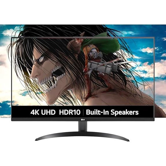 LG 32-Inch 4K UHD Monitor with HDR and HDMI