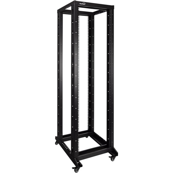 NavePoint 42U 4-Post Open Frame Server Rack