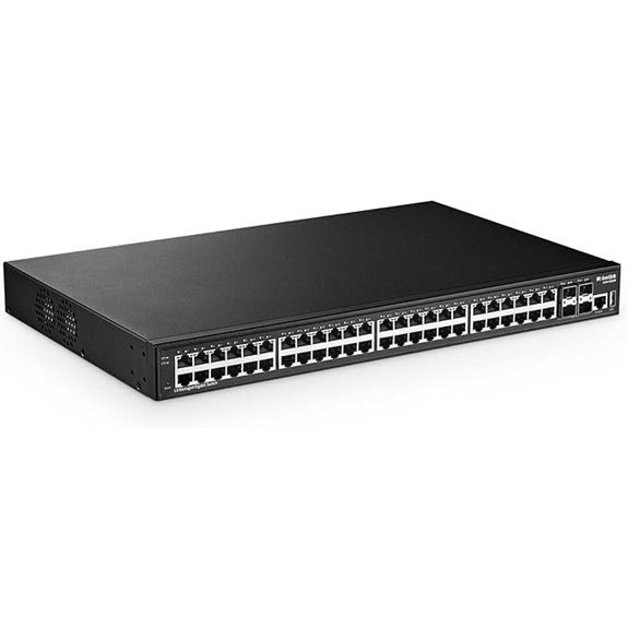 MokerLink 48-Port Gigabit Managed Switch with 10G SFP