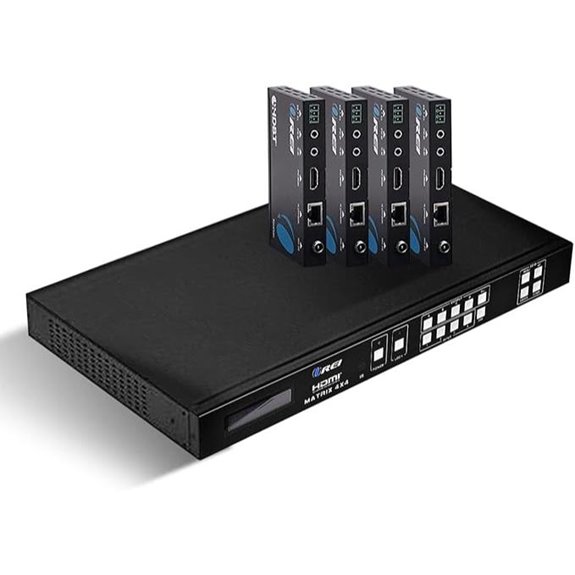 OREI 4K HDMI Extender Matrix with IR & RS-232