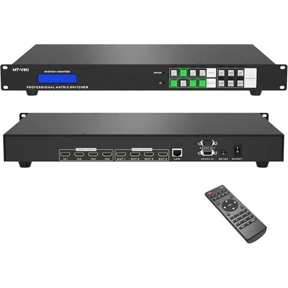 MT-VIKI 4K HDMI 4x4 Matrix Switcher and Splitter