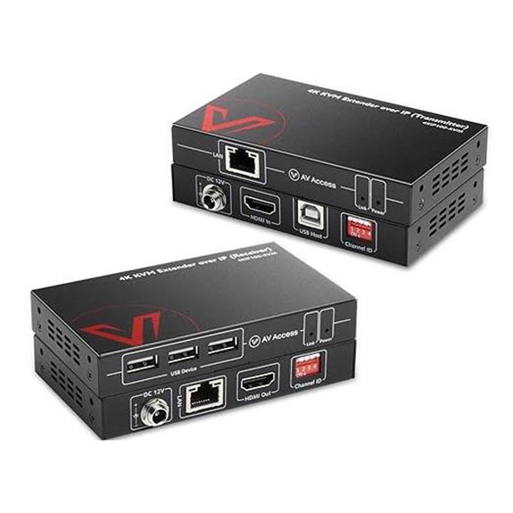 AV Access 4K HDMI USB KVM Extender over IP