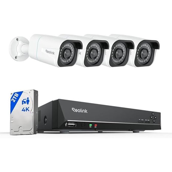 REOLINK 4K Security Camera System with PoE Cameras