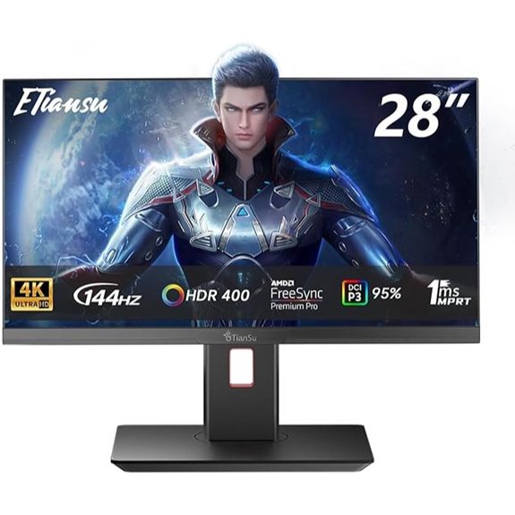 28 4K UHD Gaming Monitor with HDMI 2.1 and Speakers