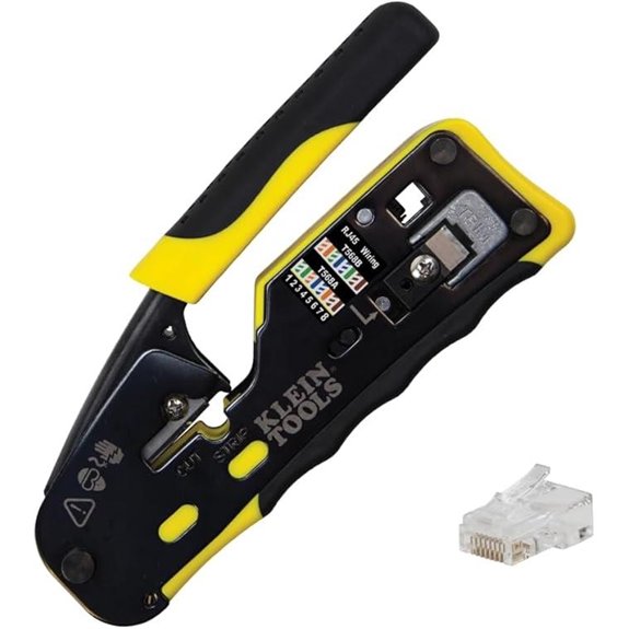 Klein Tools 50-Pack RJ45 Crimp and Data Cable Kit