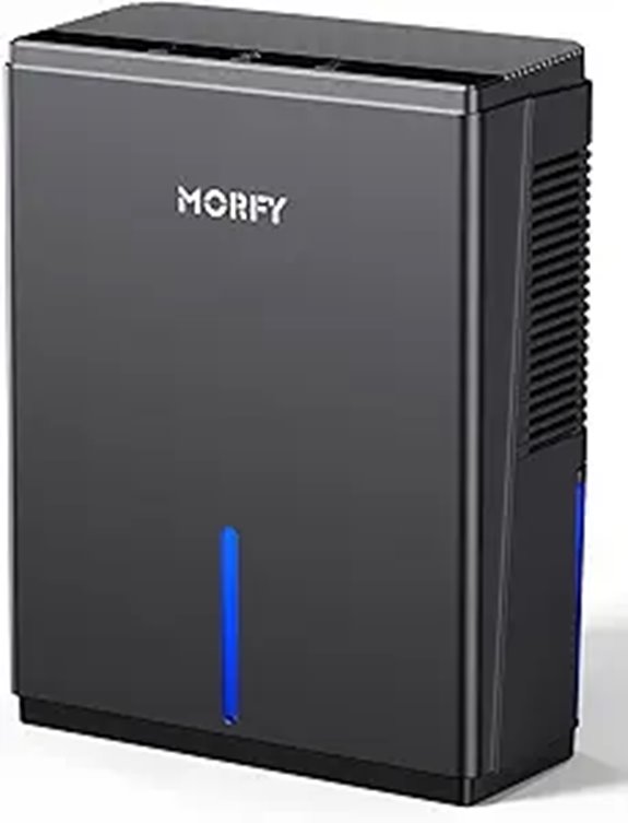 MORFY 80 OZ Dehumidifier with LED Auto Shut-Off