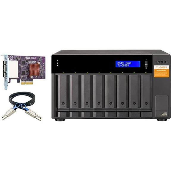 QNAP TL-D800S 8-Bay SATA JBOD Storage Enclosure