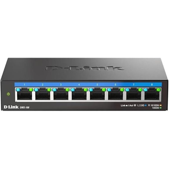 8 port 2 5g gaming switch