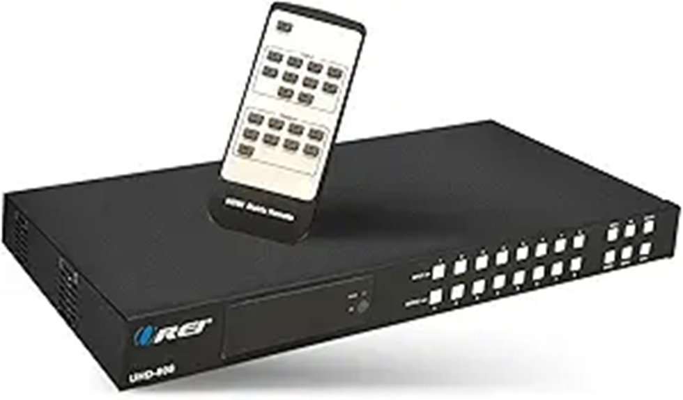 OREI 8x8 4K HDMI Matrix Switch with Remote