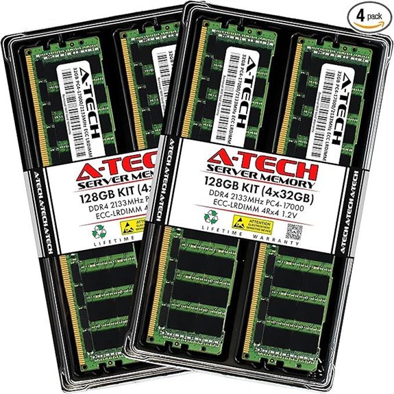 A-Tech 128GB ECC LRDIMM RAM Kit for Servers