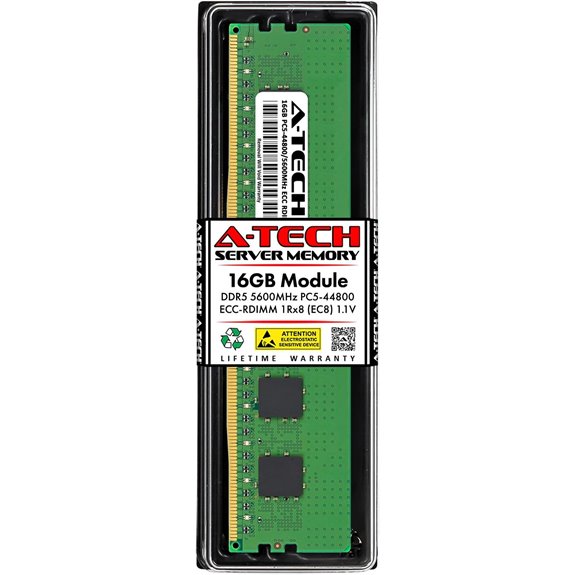 A-Tech 16GB DDR5 5600MHz ECC Registered RAM Module