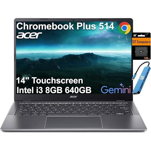 Acer Chromebook Plus 514 Laptop with Touchscreen