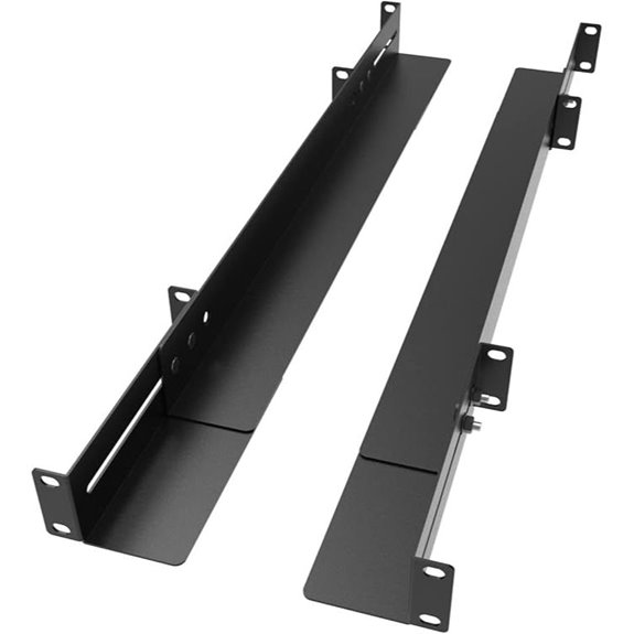 JINGCHENGMEI 19-Inch Adjustable Server Rack Rails