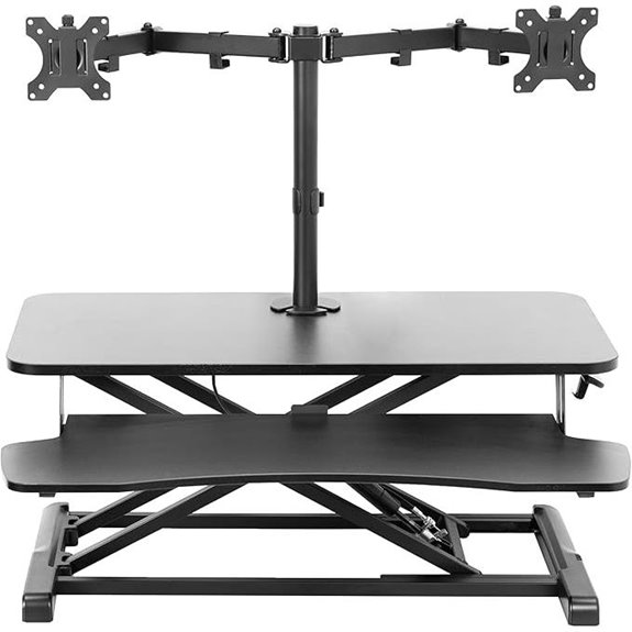 VIVO Adjustable 32-Inch Sit-Stand Desk Converter